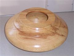 Spalted beech hollow form by Bert Lanham